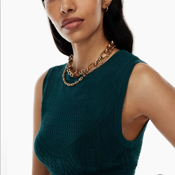 Aritzia POINTELLE CROPPED TANK babaton - Picture 9 of 10